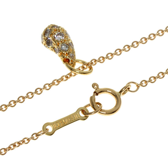 TIFFANY & CO. 18k Yellow Gold Diamond Necklace - Picture 2 of 5